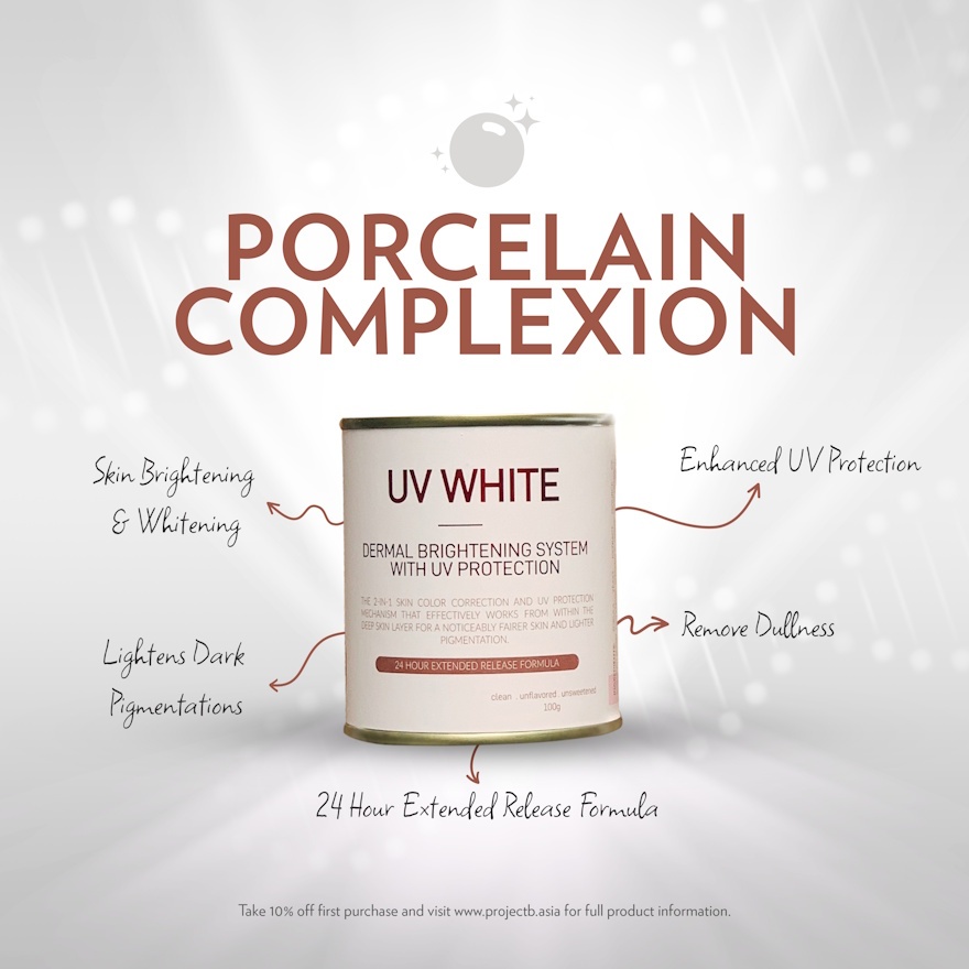 UV White Dermal Brightening System With UV Protection 100g