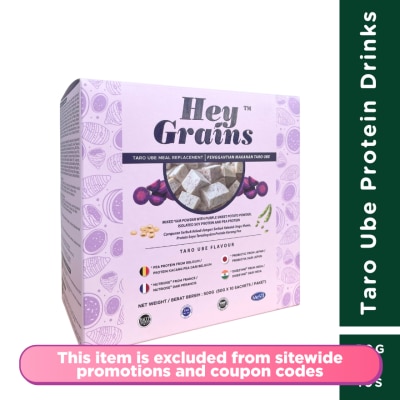 HEY GRAINS - Taro Ube Protein Drinks 10s