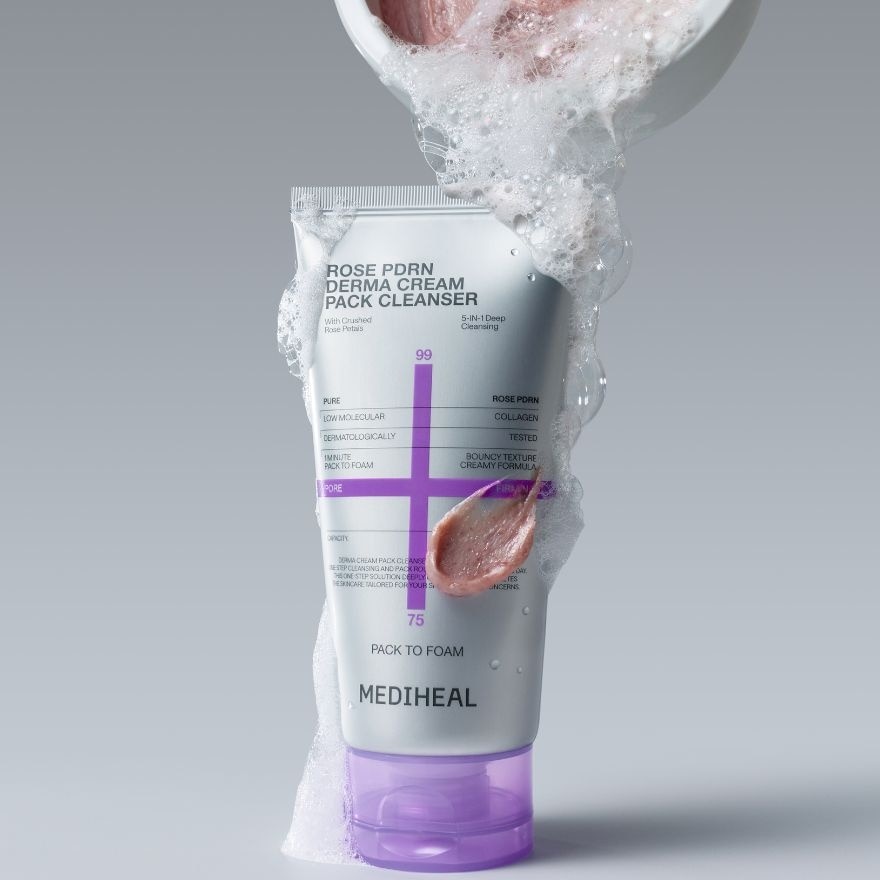 Derma Cream Pack Cleanser Rose Pdrn Pore Firming 120ml