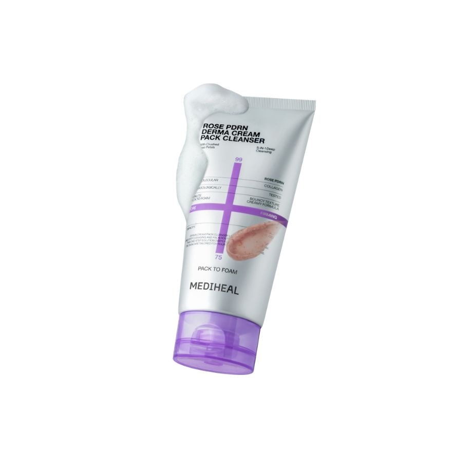 Derma Cream Pack Cleanser Rose Pdrn Pore Firming 120ml