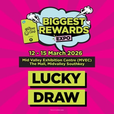 W REWARDS - RM0 Members Biggest Reward Lucky Draw