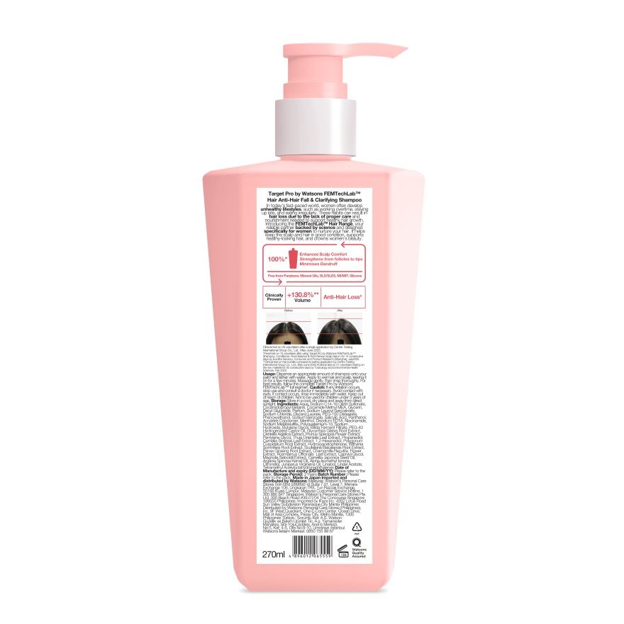 Anti-Hair Fall& Clarifying Shampoo 270ML