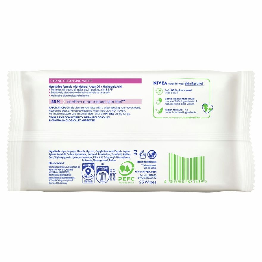 Gentle Cleansing Wipes 25s