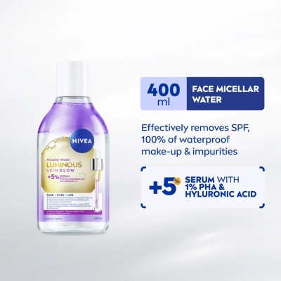 NIVEA LUMINOUS 630 - Luminous Skin Glow Micellar Water 400ml