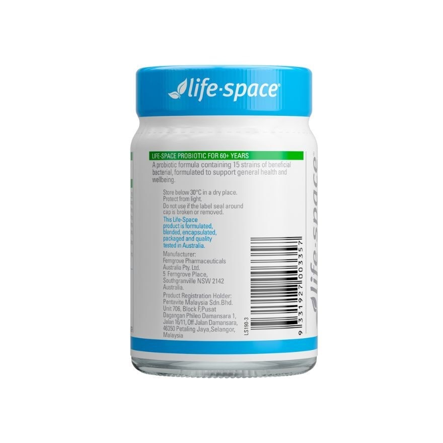 Life Space Probiotics for 60+ Years 60s