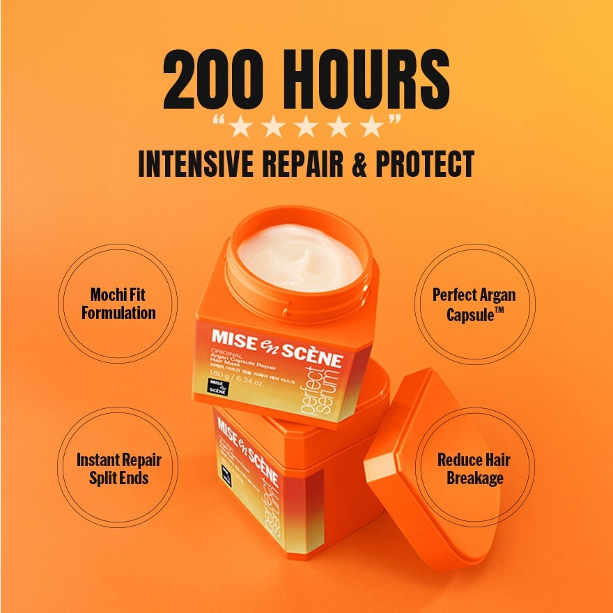 Perfect Serum Argan Capsule Repair Hair Mask 180g