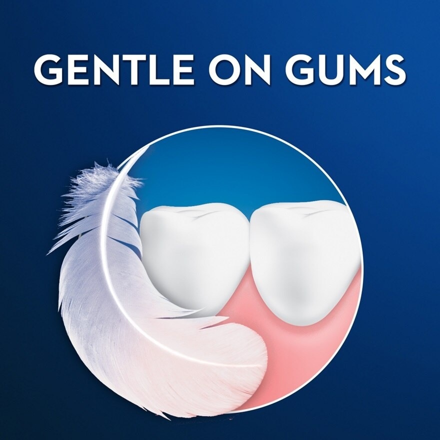 Vitality Handle Deep Clean + Black Refills 3S + Oral B Floss Mint Wax 50m