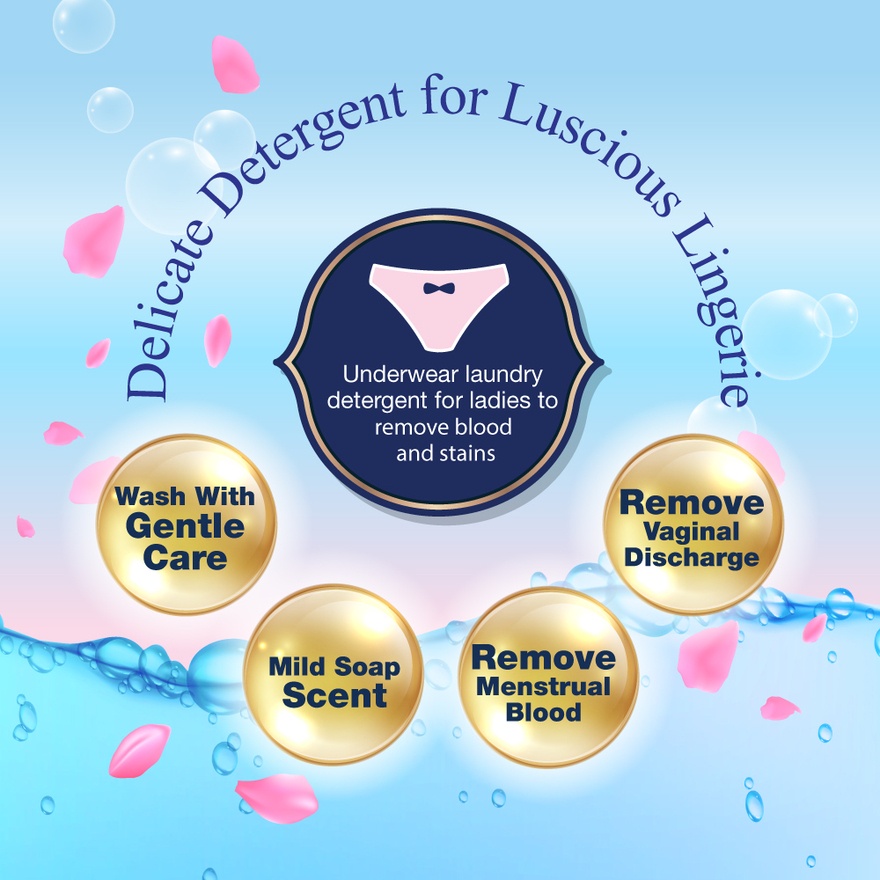 Lingewash Lingerie Soap 120ml (Sanitary Detergent) image