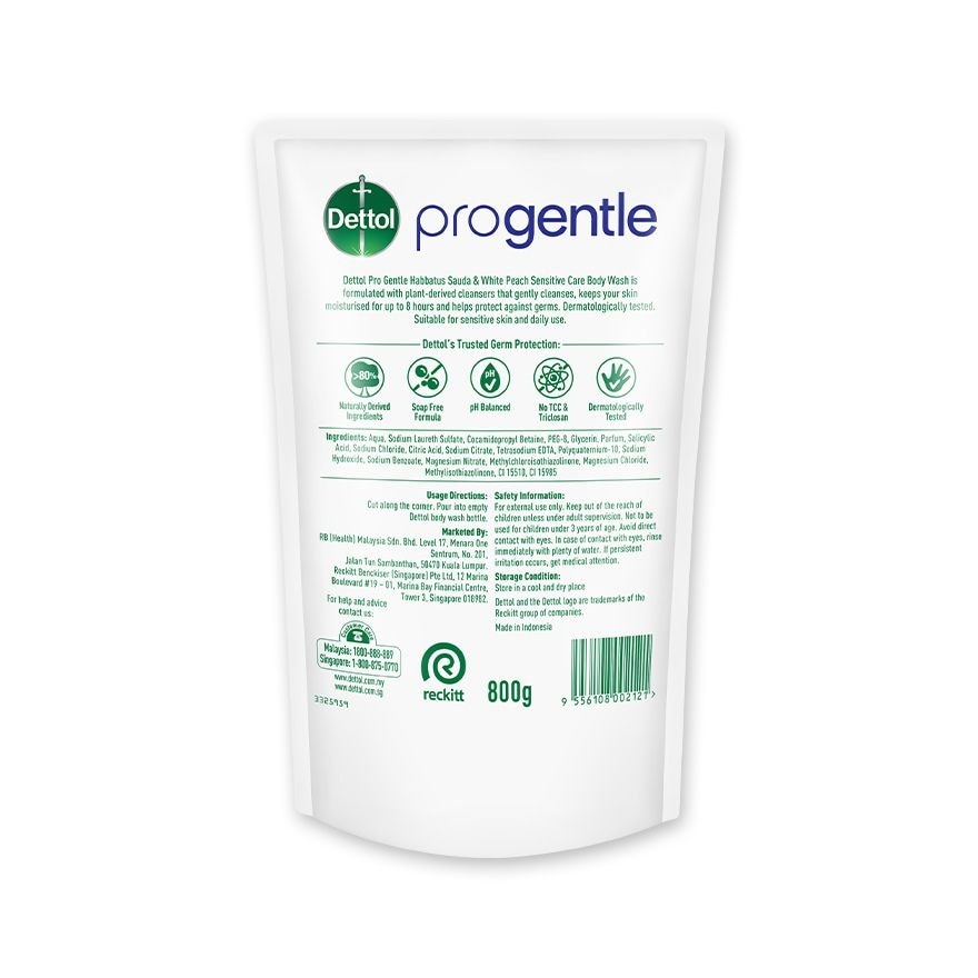 DETL SHW RF HABBATUS SAUDA & WHITE PEACH 800ML X 4