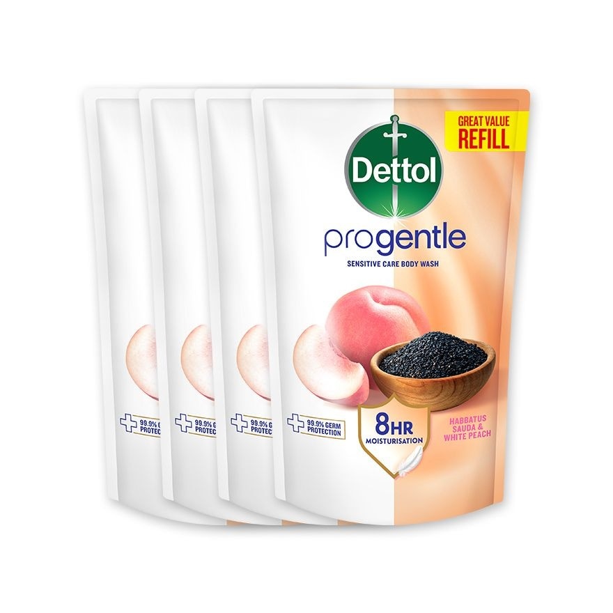 DETL SHW RF HABBATUS SAUDA & WHITE PEACH 800ML X 4