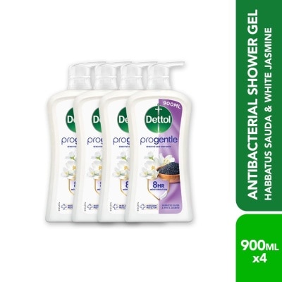 DETTOL - DETL SHW HABBATUS SAUDA & WHITE JASMINE 900G X 4