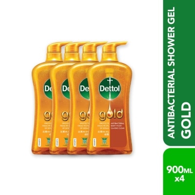 DETTOL - DETL SHW GOLD CLASSIC CLEAN 950ML X 4