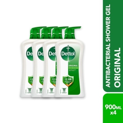 DETTOL - DETL SHW FOAM ORIGINAL 900ML X 4