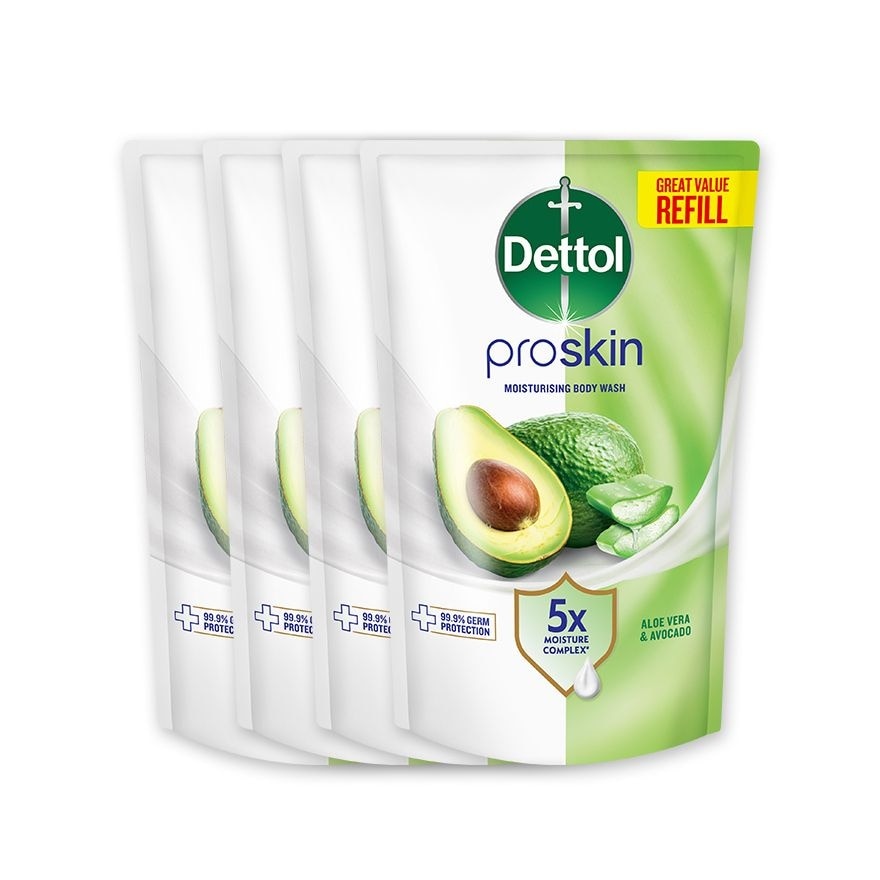DETL SHW RF ALOE VERA & AVOCADO 800ML X 4