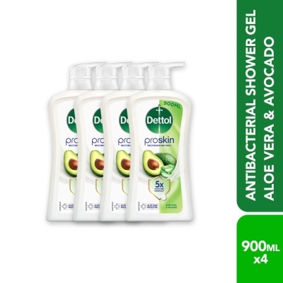 DETTOL - DETL SHW ALOE VERA & AVOCADO 900G X 4