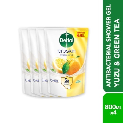 DETTOL - DETL SHW YUZU & GREEN TEA 800G X 4