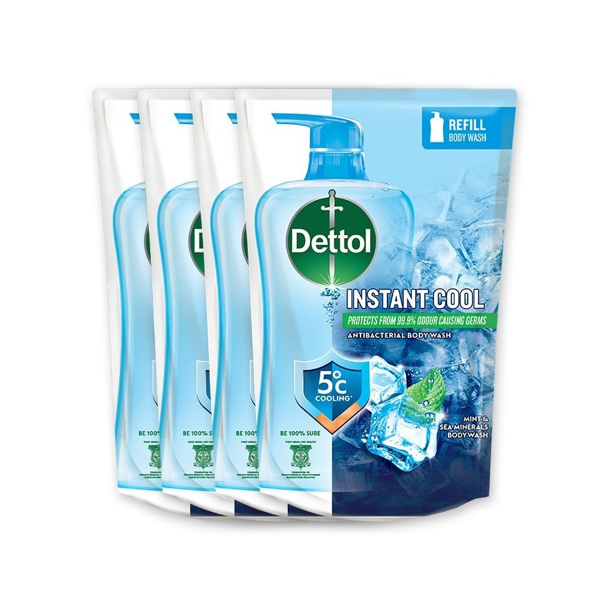 DETL SHW GEL RF COOL 800ML X 4