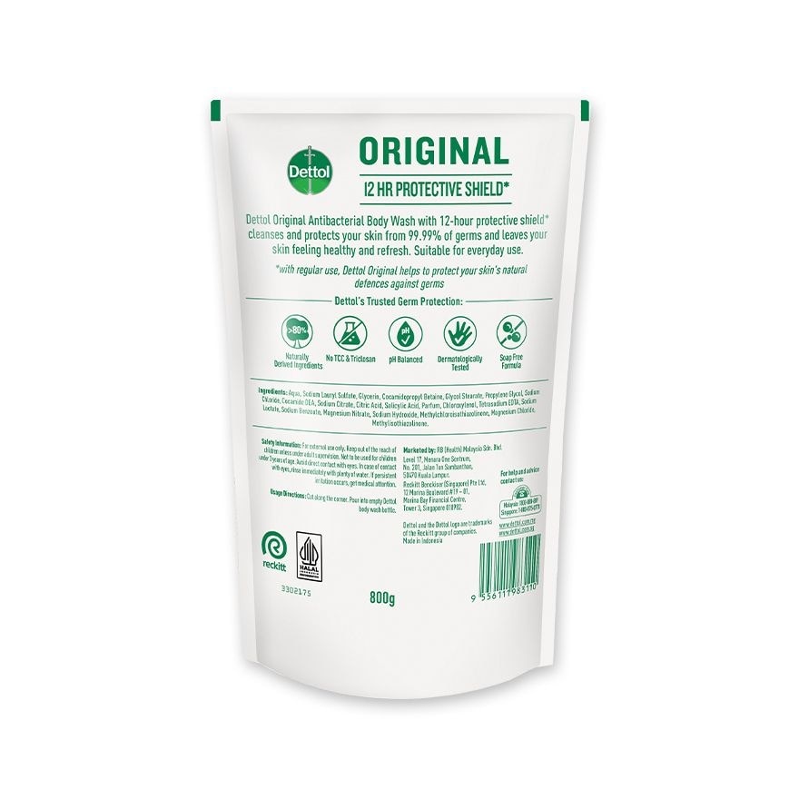 DETL SHW GEL RF ORI 800ML X 4