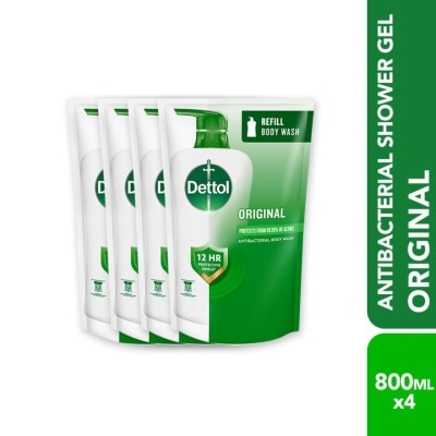DETTOL - DETL SHW GEL RF ORI 800ML X 4
