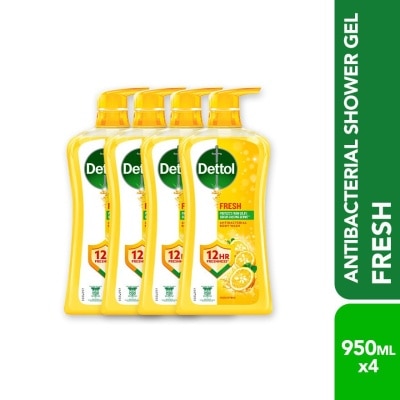 DETTOL - DETL SHW FOAM FRSH 950ML X 4