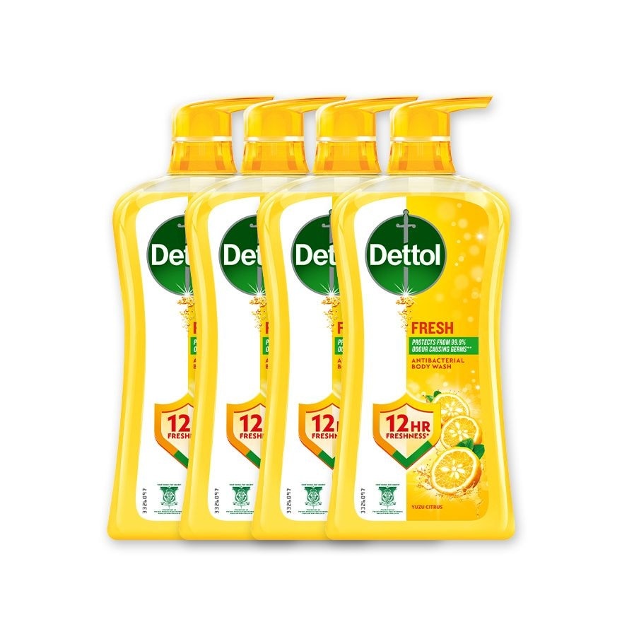 DETL SHW FOAM FRSH 950ML X 4