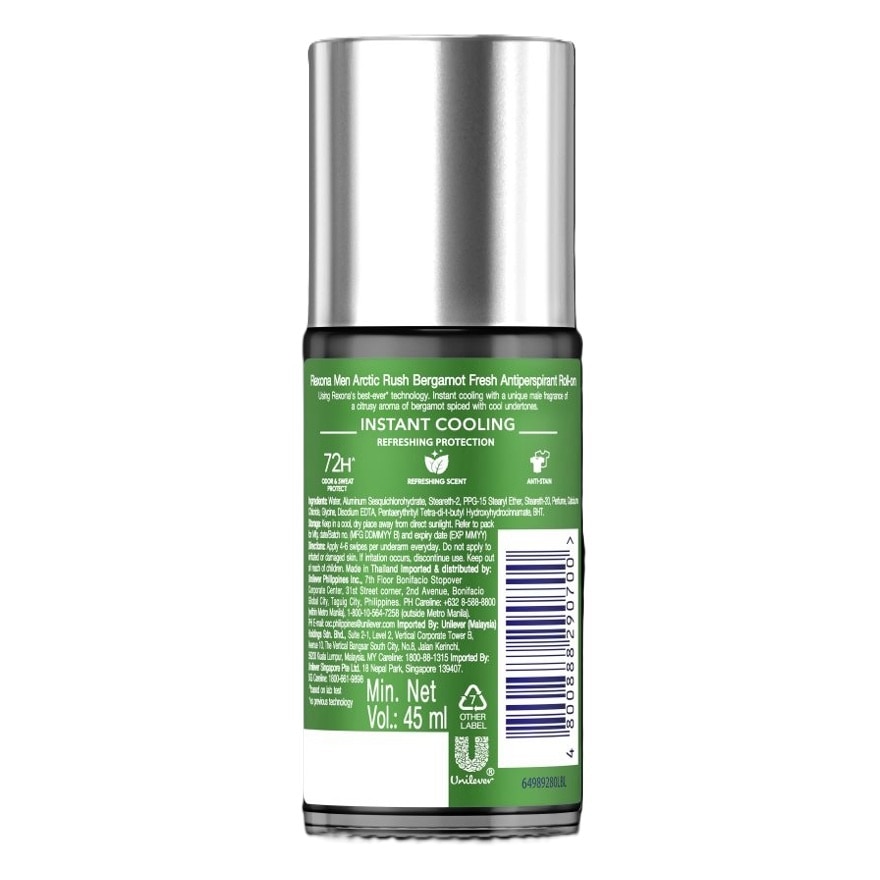 Bergamot Fresh Roll On 45ml