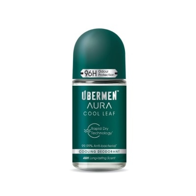 UBERMEN - Aura Deodorant Roll On Cool Leaf 50ml