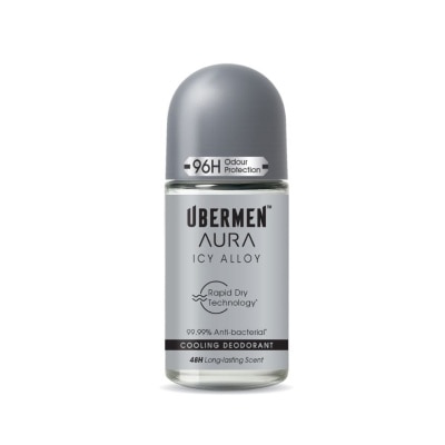 UBERMEN - Aura Deodorant Roll On Icy Alloy 50ml