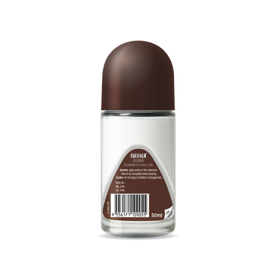 Aura Deodorant Roll On Stormwood 50ml