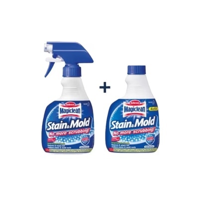 MAGICLEAN - Stain & Mold Remover Trigger 400ML + Refill 400ML Bundle Pack