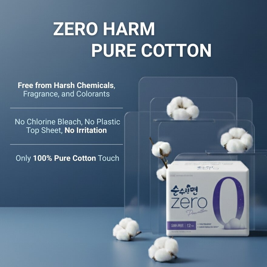 Zero Overnight Pad 33cm 12s