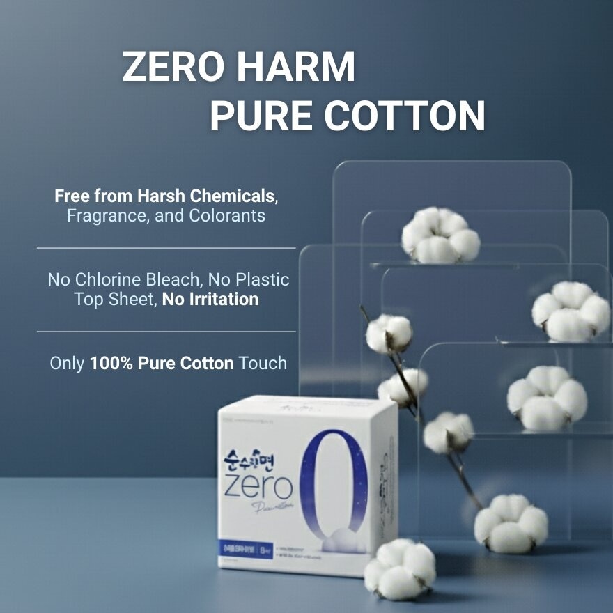 Zero Superlong Overnight Pad 43cm 8s