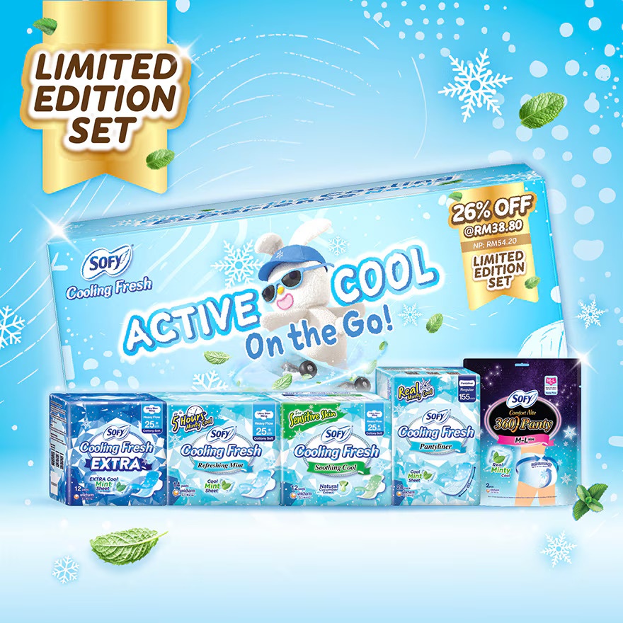 Active Cool On The Go Set 26% Savings (3 day napkin, 1 liner & 1 panty) image