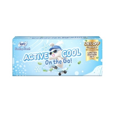 SOFY - Active Cool On The Go Set 26% Savings (3 day napkin, 1 liner & 1 panty)