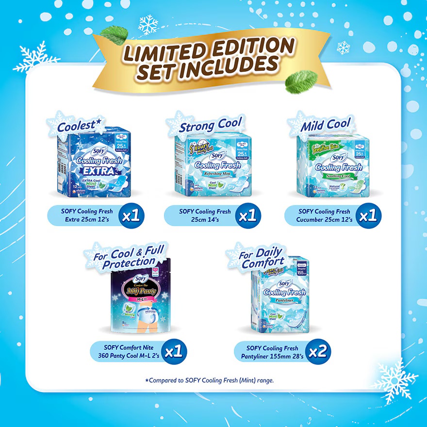 Active Cool On The Go Set 26% Savings (3 day napkin, 1 liner & 1 panty) image