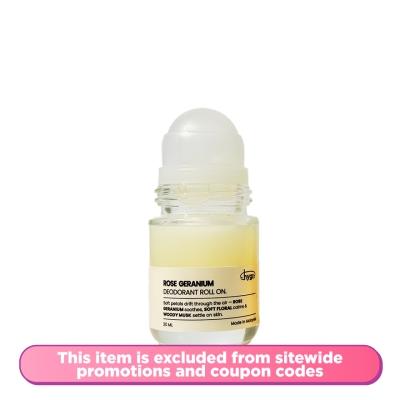 HYGR - Rose Geranium Deodorant Roll On 20ml