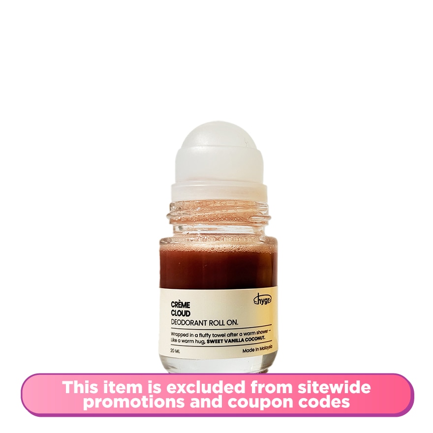Creme Cloud Deodorant Roll On 20ml