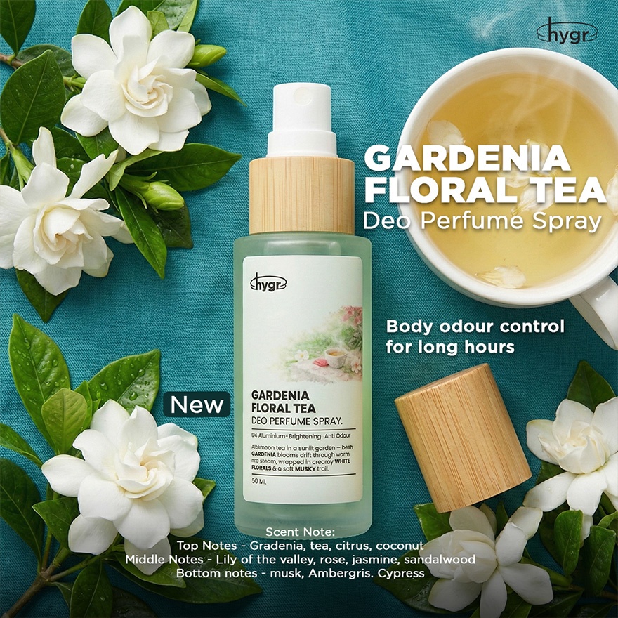 Gardenia Floral Tea Deodorant Spray 50Ml