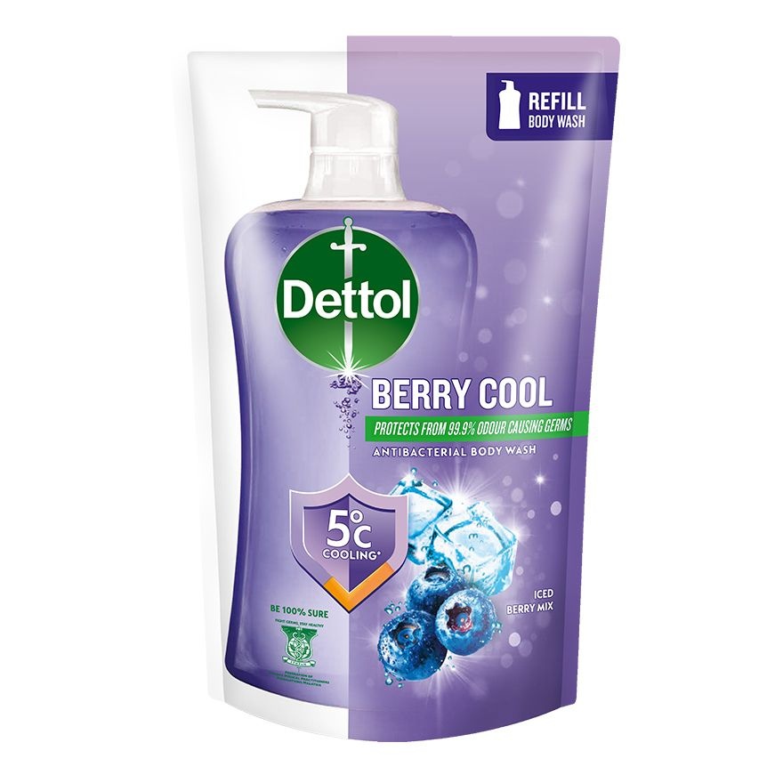 Body Wash Berry Cool Refill 800g