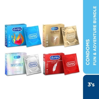 DUREX - Durex condom feeling & fun bundle 4 x 3s (bundle of 4)