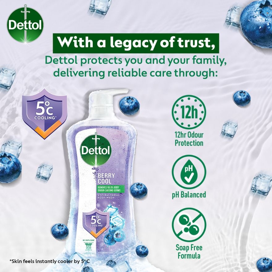 Body Wash Berry Cool 900g