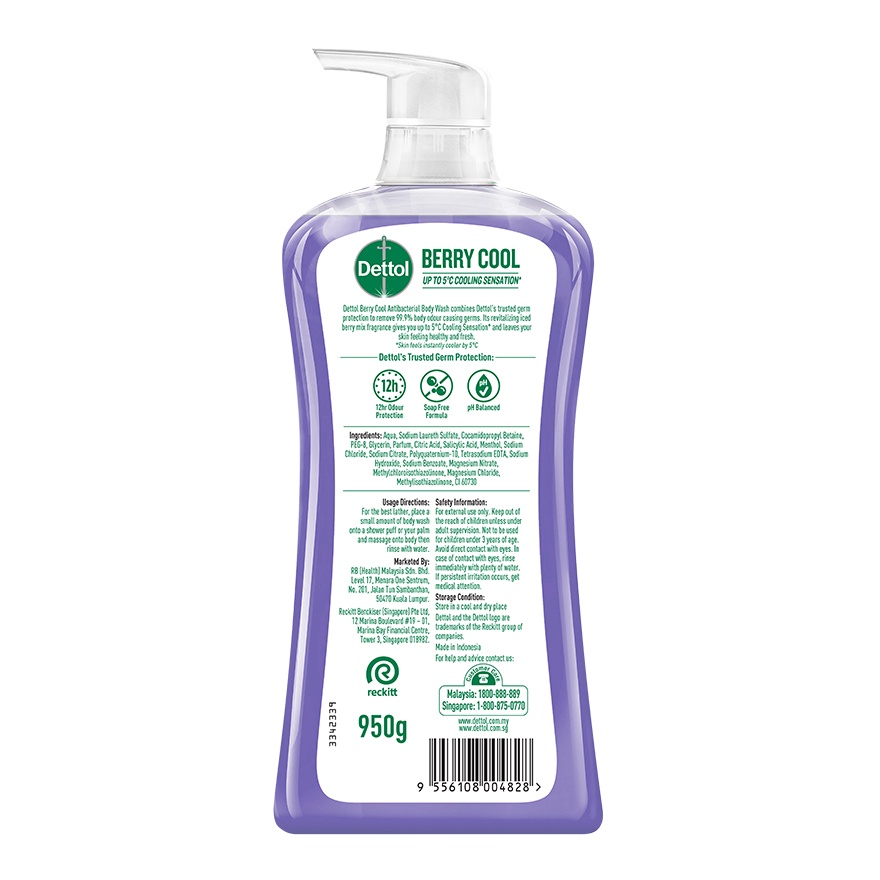 Body Wash Berry Cool 900g