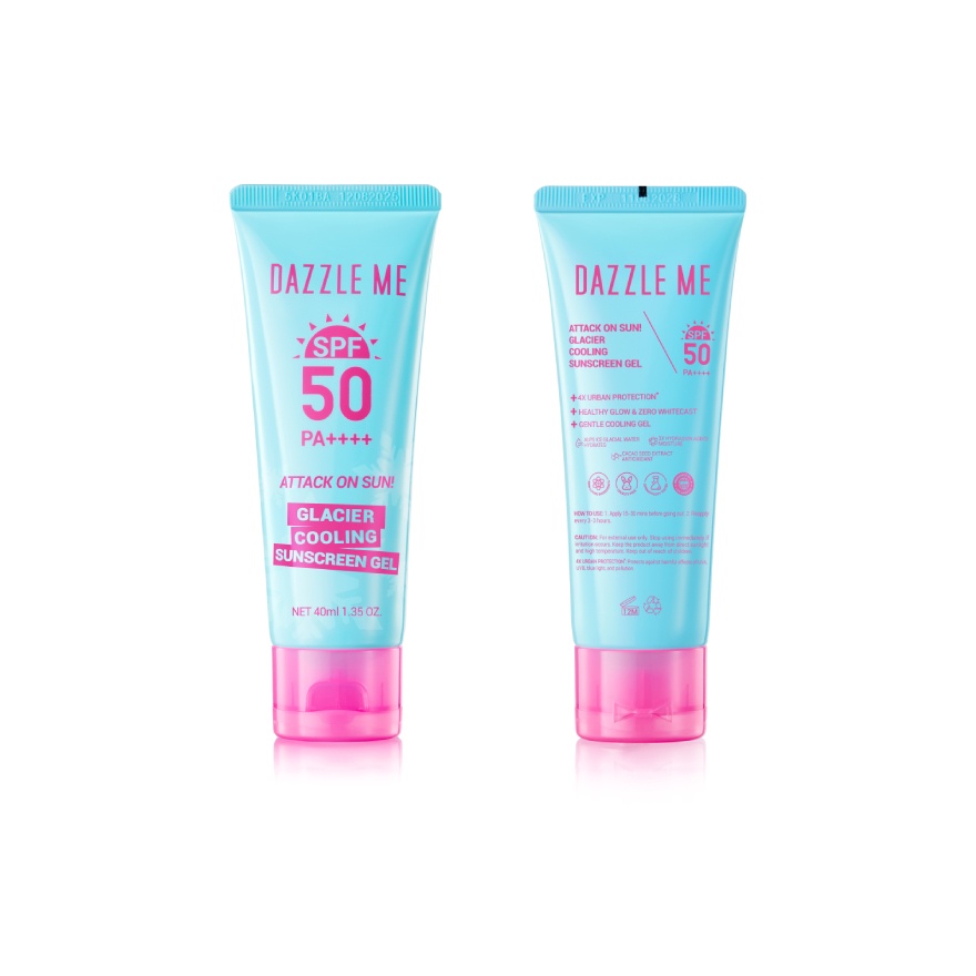 Attack on Sun! Glacier Cooling Sunscreen Gel SPF50 PA++++ 40g