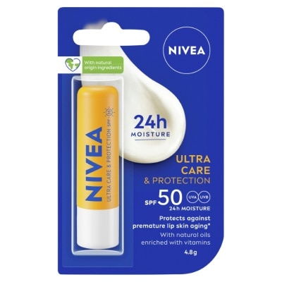 NIVEA - Sun Protect SPF50 Caring Lip Balm 4.8g