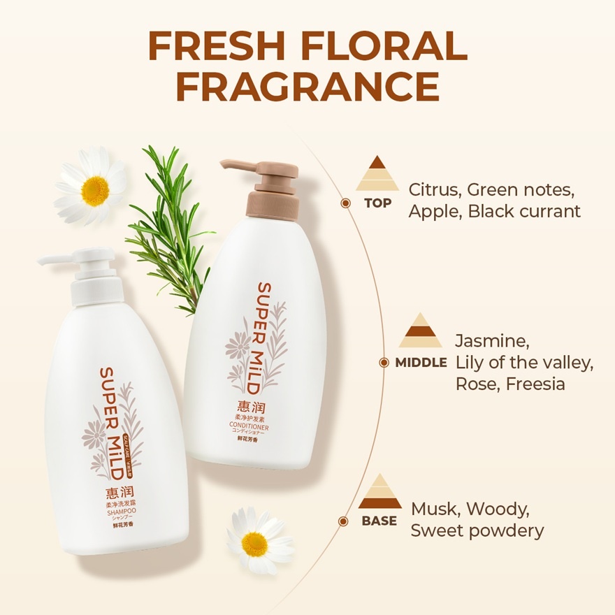 Scalp Care Conditioner Fresh Floral 600ml image