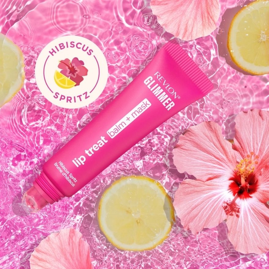 Revlon Glimmer Lip Treat Balm + Mask 005 Hibiscus Spritz