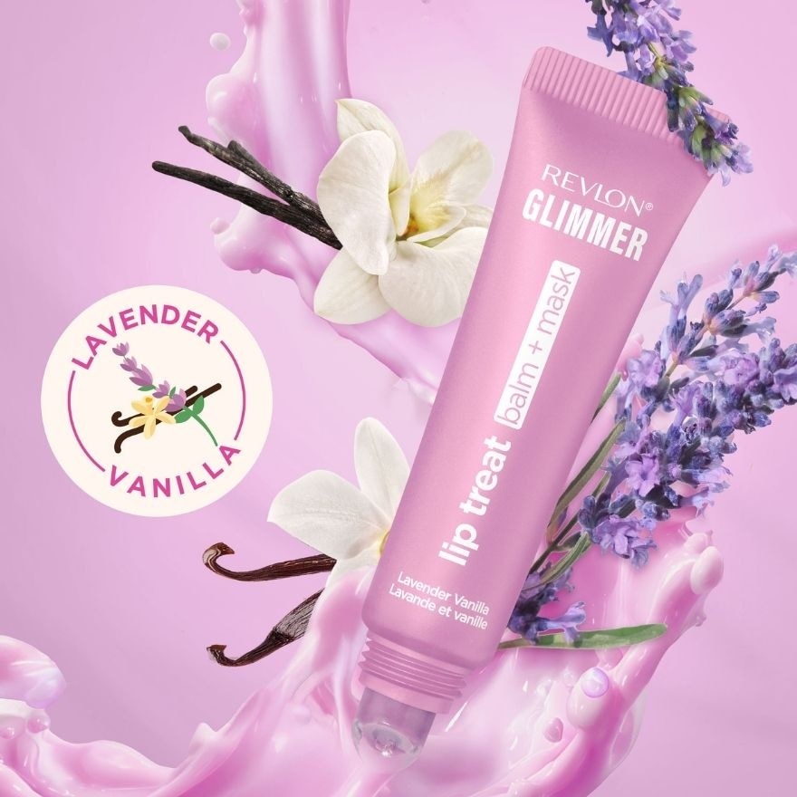 Revlon Glimmer Lip Treat Balm + Mask 004 Lavender Vanilla
