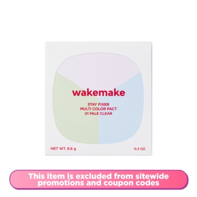 WAKEMAKE - Stay Fixer Multi Color Pact 01 Pale Clear 8.6g