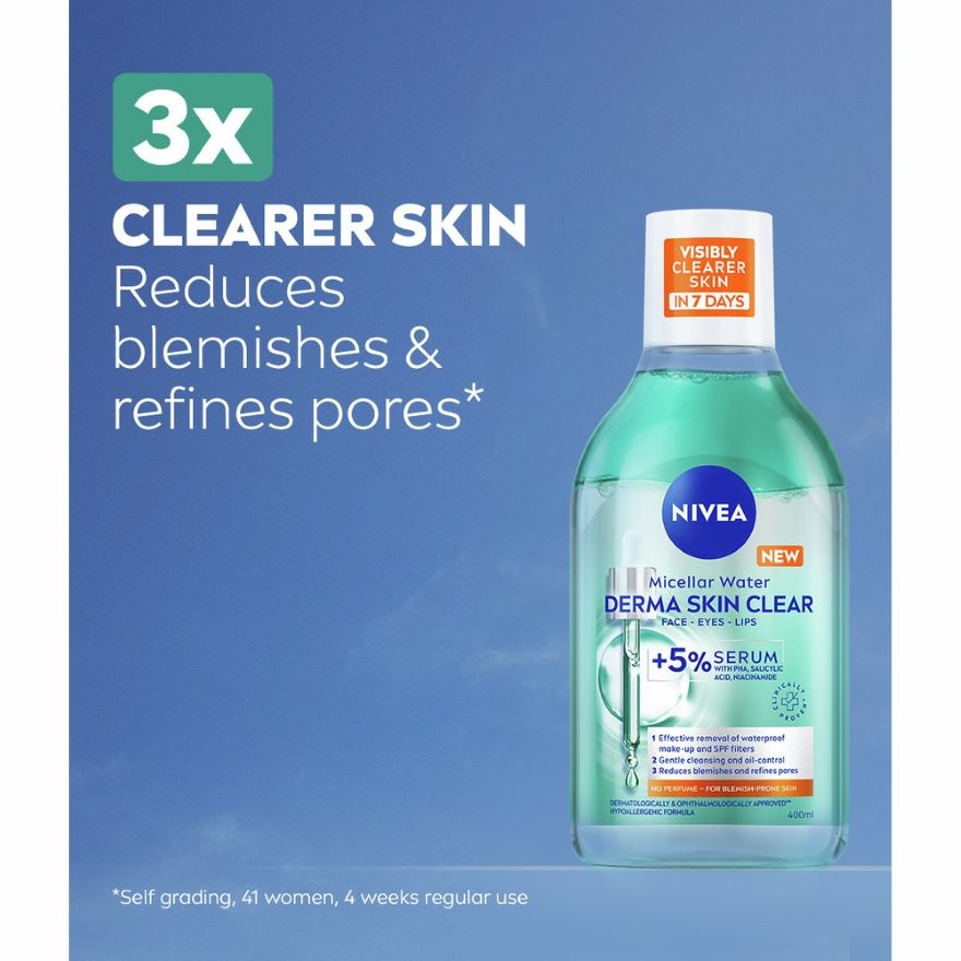 Derma Skin Clear Micellar Water 400ml