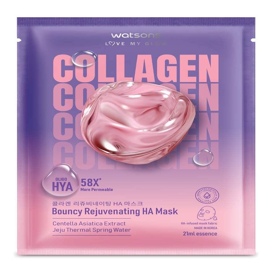 Collagen Bouncy Rejuvenating HA Mask 1s